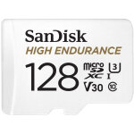 Sandisk carte micro sdxc high endurance 128gb (100mb / s) (class 10)