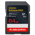 Sandisk carte sdxc extreme pro v30 uhs - i 64gb
