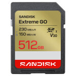 Sandisk carte sdxc extreme go v30 uhs - i 512gb