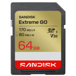 Sandisk carte sdxc extreme go v30 uhs - i 64gb