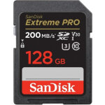 Sandisk carte sdxc extreme pro 128gb v30 uhs - i (200mb / s) (class 10)