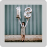 Slimpyx cadre photo 10x10cm argent