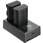 Smallrig 3821 batteries x2 avec chargeur usb lp - e6nh