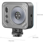 Smallrig 4660 vibe p96 pro mini led vid�o light black