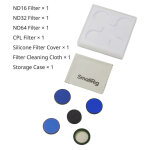 Smallrig 5787 kit filtres pour osmo nano (cpl / nd16 / nd32 / nd64)
