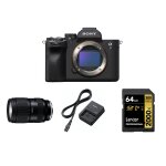 Sony alpha 7 iv + tamron 28 - 75 f / 2. 8 g2 + chargeur + carte sd