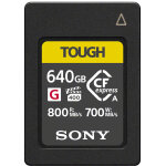 Sony carte cfexpress type a 640go 800mb / s