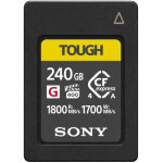 Sony carte cfexpress tough 240gb r1800 / w1700mb / s type a Sony carte cfexpress tough 240gb r1800 / w1700mb / s type a
