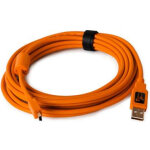 Tether tools câble mini usb 2. 0 4. 5m orange Tether tools câble mini usb 2. 0 4. 5m orange