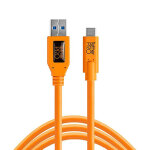 Tether tools cble usb 3. 0 vers usb - c 4. 6m orange