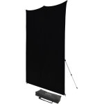 Westcott x - drop toile de fond tissu noir (2. 4m x2. 4m) Westcott x - drop toile de fond tissu noir (2. 4m x2. 4m)