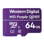 Western digital micro sdxc uhs - i 64gb (class 10) purple