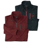 Le lot de 2 sweats molleton chin� rocheuses.