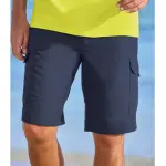 Bermuda cargo d�tente en microfibre oc�an�