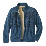 Blouson tricot jacquard doublé sherpa Blouson tricot jacquard doublé sherpa