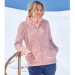 Blouson tricot moulin doubl coral