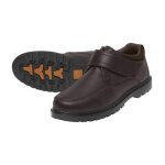 Boots semi - montantes en croûte de cuir Boots semi - montantes en croûte de cuir