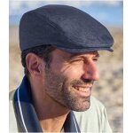 Casquette plate en jean brut Casquette plate en jean brut