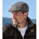 Casquette plate tricot moulin