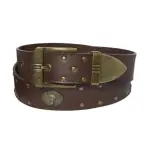 Ceinture clote en crote de cuir