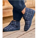 Chaussons flanelle fourrés sherpa Chaussons flanelle fourrés sherpa