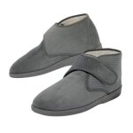 Chaussons montants scratch�s fourr�s sherpa