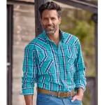 Chemise carreaux popeline�