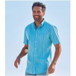 Chemise crpon raye santorin