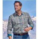 Chemise flanelle carreaux gris Chemise flanelle carreaux gris