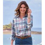 Chemise flanelle à carreaux printaniers Chemise flanelle à carreaux printaniers