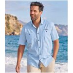 Chemise pilote raye mditerrane
