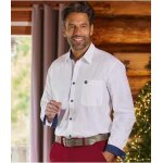 Chemise popeline blanche atlas for men ® Chemise popeline blanche atlas for men ®