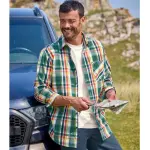 Chemise popeline � carreaux coton�