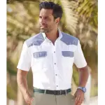 Chemisette blanche popeline palm coast