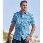 Chemisette � carreaux stretch cara�bes