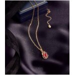Collier spirale de cristal