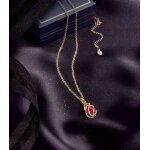 Collier spirale de cristal