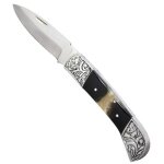 Couteau arabesques et son etui - ceinturon