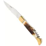 Couteau tire - bouchon en os