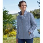 Doudoune irise matelassage fantaisie