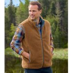 Doudoune sans manches bi - matire rversible