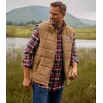 Doudoune sans manches en sudine matelasse