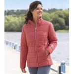 Doudoune zipp�e empi�cements elastiqu�s