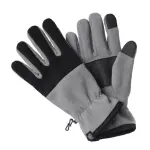 Gants tactiles en polaire bicolore