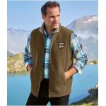 Gilet polaire zippé doublé sherpa Gilet polaire zippé doublé sherpa