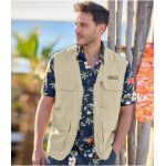 Gilet reporter multipoches zipp outdoor
