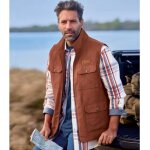 Gilet sans manches multipoche en sudine