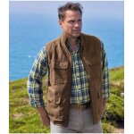 Gilet sans manches sudine doublure filet aventure