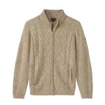 Gilet tricot chin� torsad�