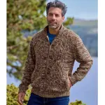 Gilet tricot doubl� polaire�